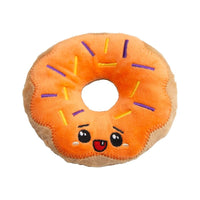 SnugArooz dog toys Spooky Halloween Orange Donut Plush Squeak Dog Toy
