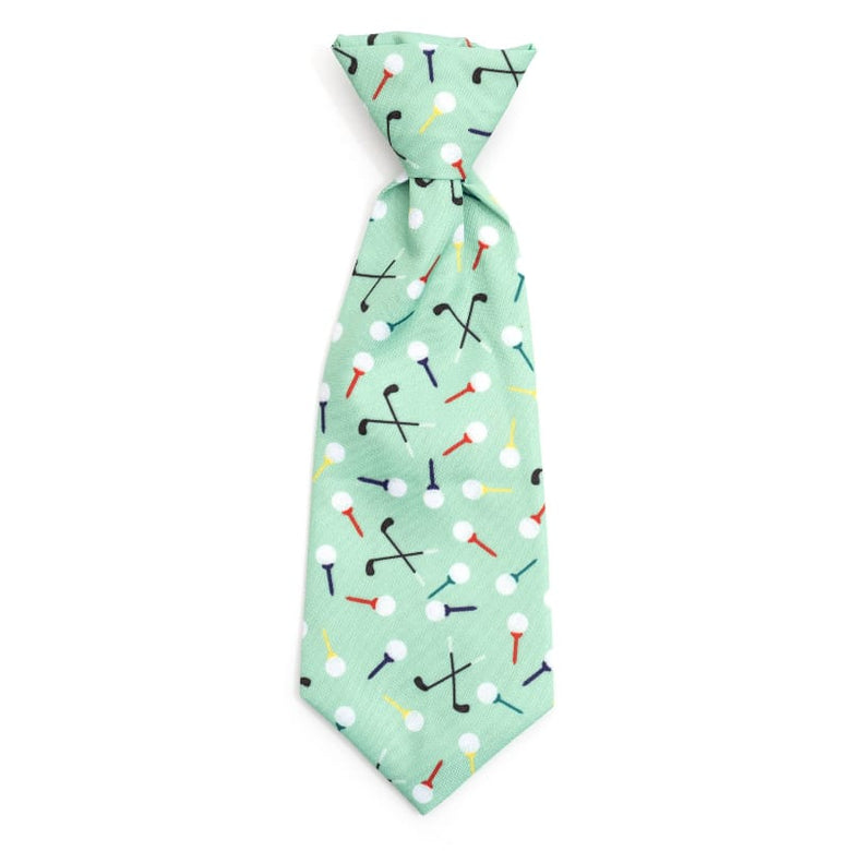 The Worthy Dog Bow Tie SM Golf Green Neck Tie Pet Collar Attachment - 2 Sizes
