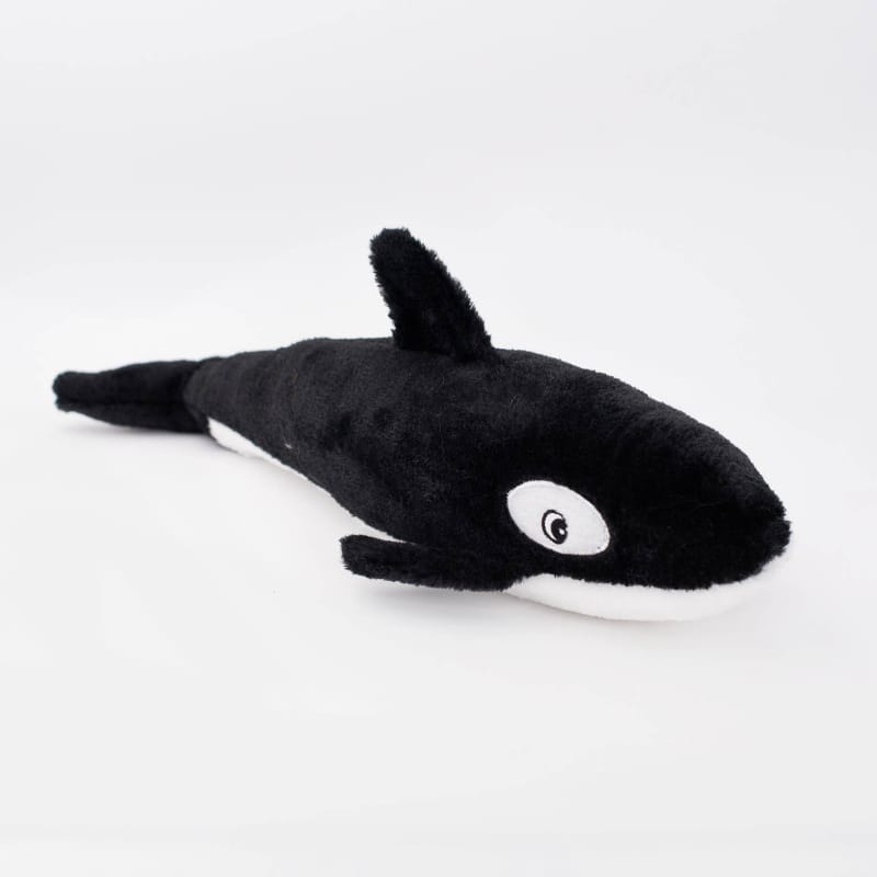ZippyPaws dog toys Jigglerz Killer Whale Plush Squeaky Dog Toy