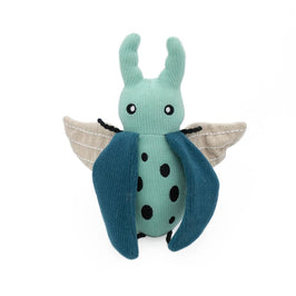 ZippyPaws dog toys EcoZippy Corduroy Critter Beetle Plush Squeaky Dog Toy