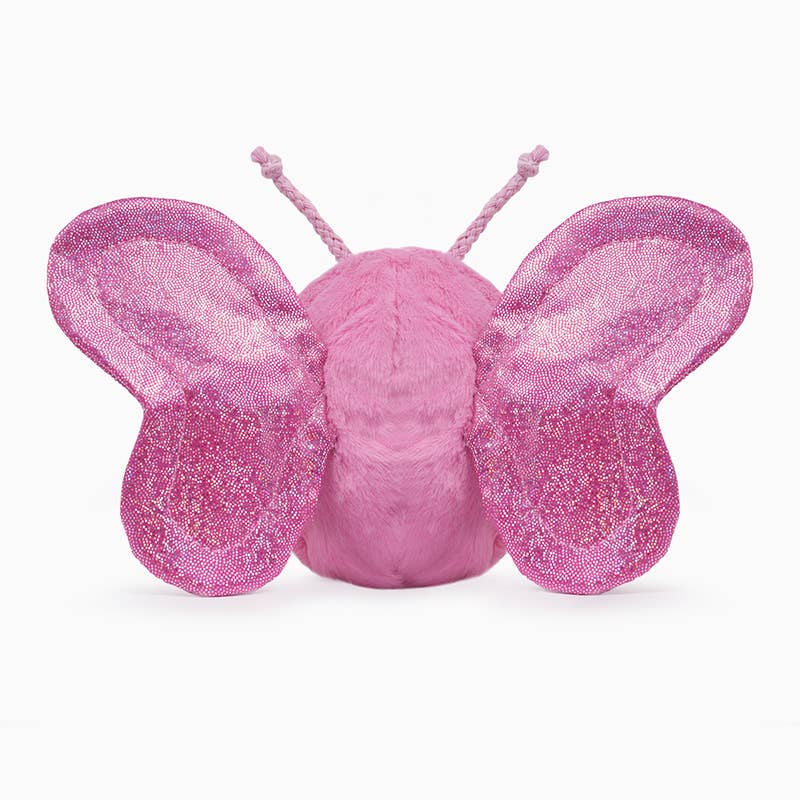 Hugsmart Products Inc Dog Toys Puppy Garden Spring Pink Butterfly Ball Dog Toy