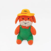 ZippyPaws dog toys Cheeky Chumz Garrett the Gardener Plush Dog Toy