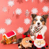 Holiday Brainey Reindeer Christmas Plush Squeak Dog Toy