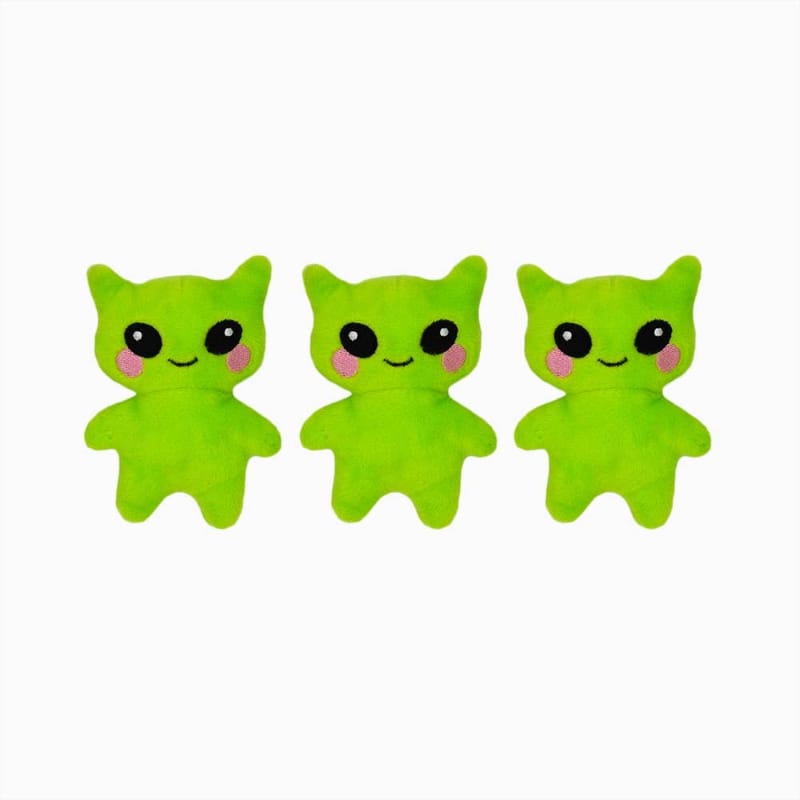 Hugsmart Products Inc dog toys Space Paws Aliens Interactive Plush Dog Toy Set - 4 Pc