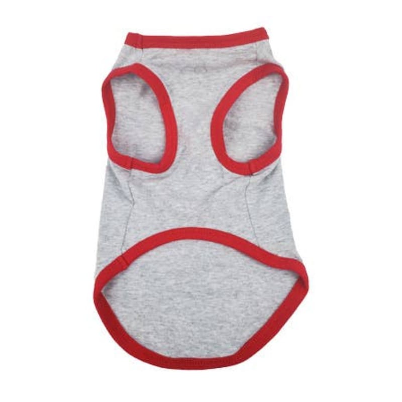 Barker's Bowtique Tee's Ivory Ella Christmas Holiday Santa Elephant Pet Tank