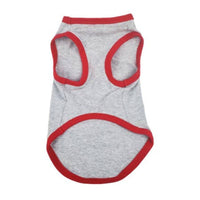 Barker's Bowtique Tee's Ivory Ella Christmas Holiday Santa Elephant Pet Tank