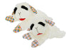 Rainbow Lamb Chop Plush Squeaky Dog Toy - 2 Styles - 10.5”