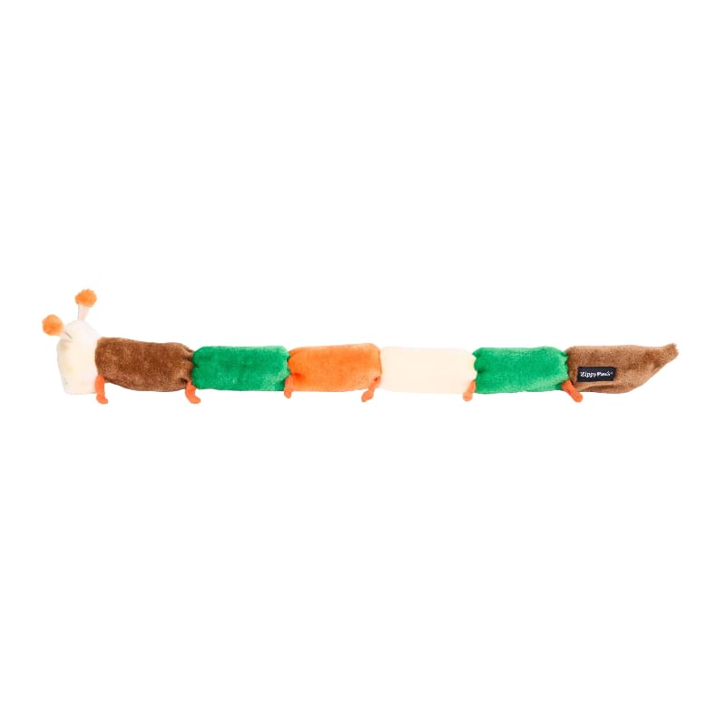 ZippyPaws dog toys Caterpillar Fall Forest Colors Long Plush Squeaky Dog Toy