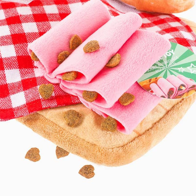 Hugsmart Products Inc dog toys Charcuterie Board Interactive Plush Dog Toy