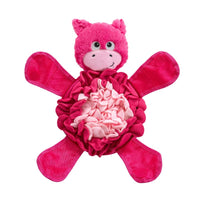 Outward Hound dog toys Snuffle Palz Pink Pig Interactive Treat Puzzle Dog Toy