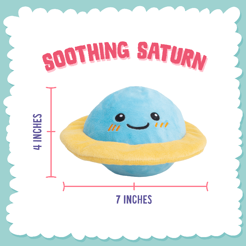 SnugArooz dog toys Soothing Saturn Plush Dog Toy - 7"