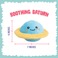 SnugArooz dog toys Soothing Saturn Plush Dog Toy - 7"
