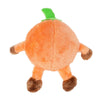 Halloween Brainey Orange Fall Pumpkin Plush Squeak Dog Toy
