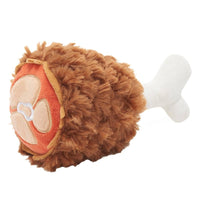 BARK dog toys Fall Season Tavern Turkey Leg Plush Squeak Dog Toy