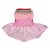 Doggie Design Dog Apparel Pink Watermelon Dog Harness Dress w/ Matching Leash