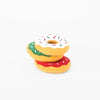 Zippypaws dog toys Holiday Christmas Miniz Donutz Plush Squeaky Dog Toy Set - 3Pk
