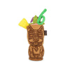 Barktender Tropical Tiki Time Crinkle Plush Squeaky Dog Toy