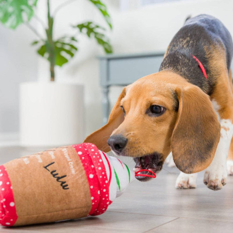 Huxley & Kent Huxley & Kent - Latte My Way Dog Toy (Double Sided): Large