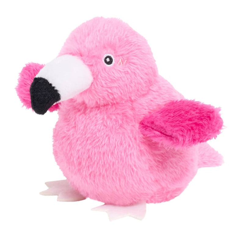 ZippyPaws dog toys Flamingo ZippyTuff+ 2-in-1 Pink Birdiez Ball Plush Dog Toy