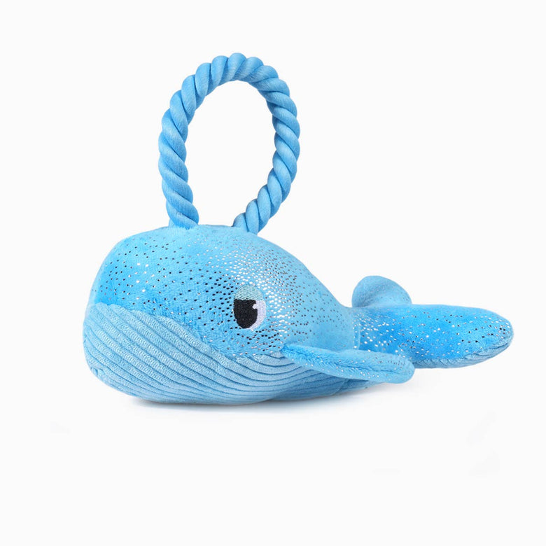 Hugsmart Products Inc Hugsmart Products Inc - HugSmart Pet - Ocean Pals  | Whale - Dog Rope Toy