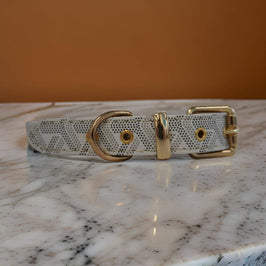 BARK by DOG Collars Morel White Luxury Pet Collar
