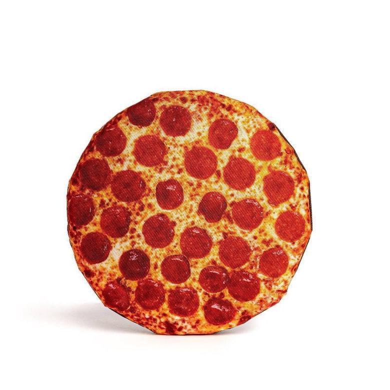 fabdog dog toys 10" Pizza in the Box Squeaky Dog Toy