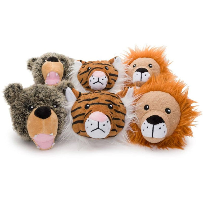 fabdog dog toys Lion Faball Plush Ball Dog Toy - Sz Large