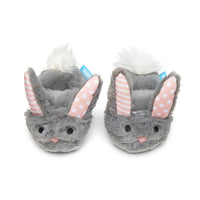BARK dog toys Itty & Bitty the Bunny Slippers Plush Squeak Dog Toy - 2 Pc