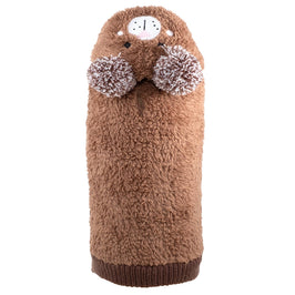 The Worthy Dog Sweaters XS Brown Bear Soft Fleece Sweater Warm Dog Hoodie