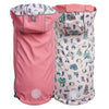 GF Pet Jackets 2XS Reversible Elasto-Fit Pink Pet Raincoat