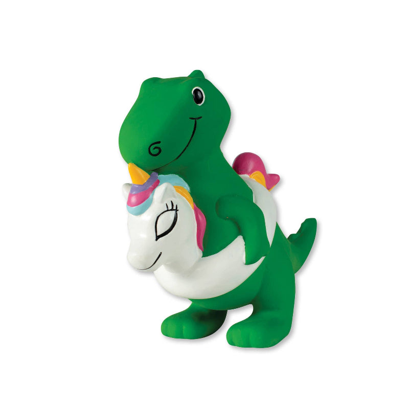Petshop by Fringe Studio dog toys Pool Side Unicorn Floaty Rex Latex Dog Toy