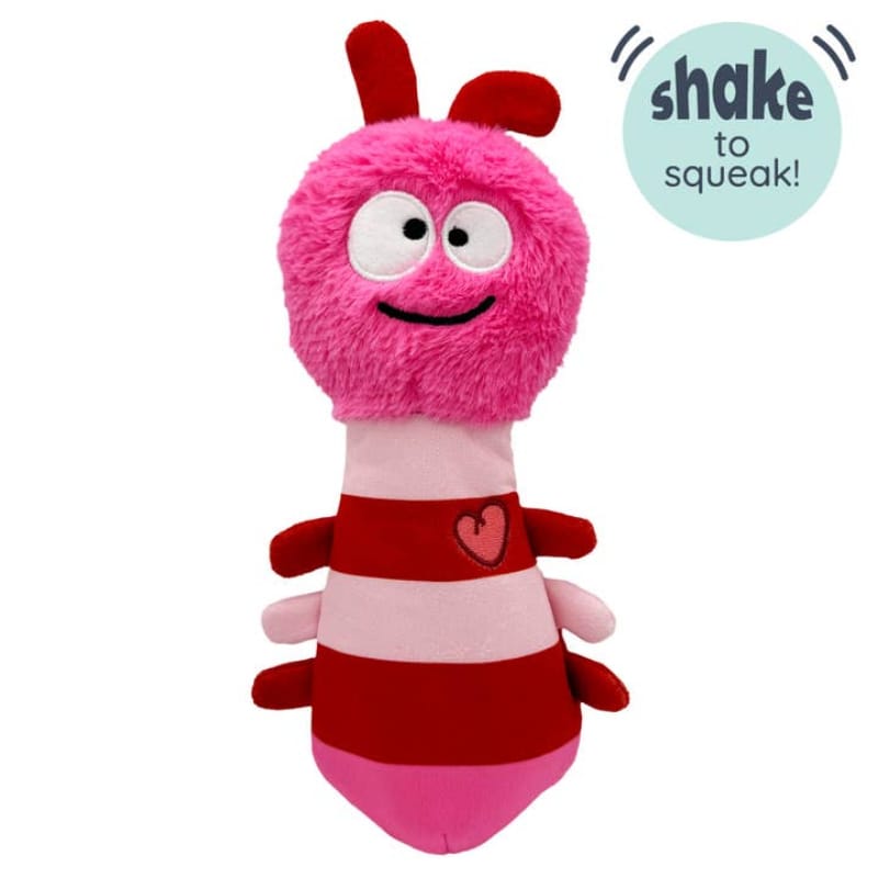 Huxley & Kent dog toys Fetchies Love Bug Plush Dog Toy