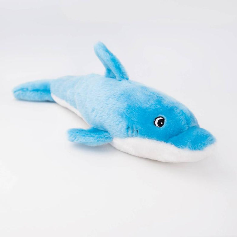 ZippyPaws dog toys Jigglerz Dolphin Plush Dog Toy