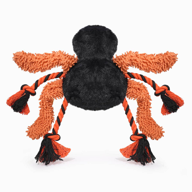 Hugsmart Products Inc Hugsmart Products Inc - HugSmart Pet - Howloween Night | Rope Spider - Dog Rope Toy