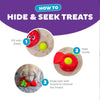 Outward Hound dog toys Fruity Findz Red Strawberry Interactive Ball Plush Dog Toy