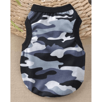 AE - PETCIRCLE dog apparel Blk / XS Camo Pet Tee - Blue, Black, and Pink