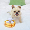 Hugsmart Products Inc dog toys Food Party Soup Dumplings Interactive Plush Dog Toy Set - 4 Pc
