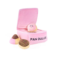ZippyPaws dog toys Burrow Pan Dulce Pink Box Plush Dog Toy Set - 4 Pc
