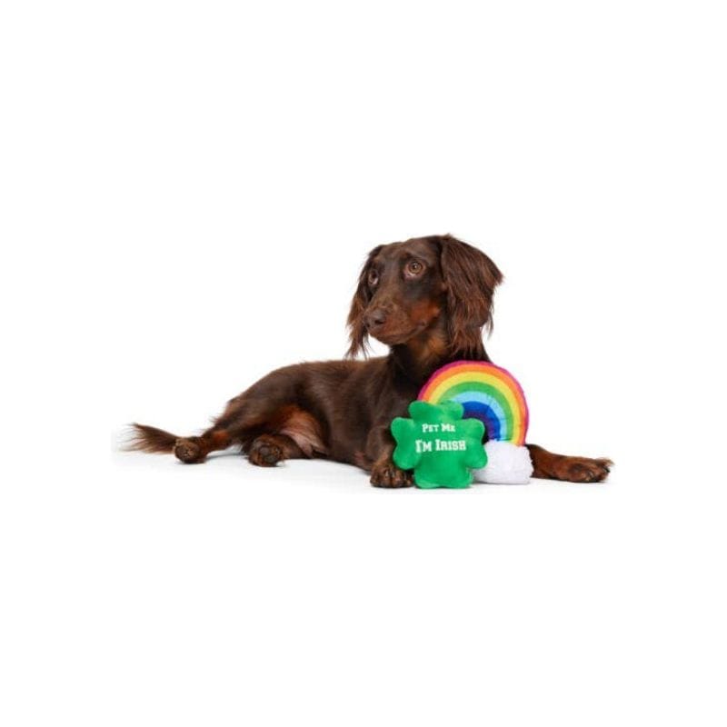 BARK dog toys Puppy Charms St. Patrick's Day Plush Dog Toy Set - 2 Pk