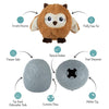 PetShop by Fringe Studio dog toys Don't Ruffle My Feathers Rubber & Plush Dog Toy