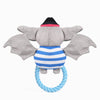Hugsmart Products Inc Hugsmart Products Inc - HugSmart Pet - Howloween Night | Pirate Bat - Dog Rope Toy