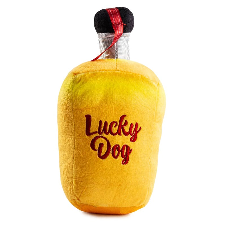 Haute Diggity Dog dog toys Hairadoggo Tequila Bottle Plush Squeaky Dog toy