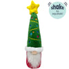 Christmas Holiday Let's Get Lit Gnome Plush Squeaky Dog Toy - Lg
