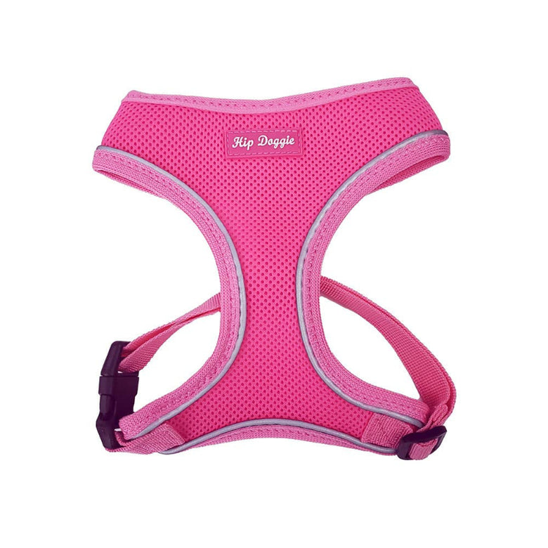 Barker's Bowtique Barker's Bowtique - Hip Doggie-Old Header Cards- Ultra Comfort Harness-Pink: XS