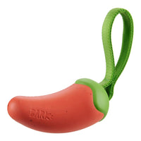 BARK dog toys Super Chewer Red Habanero Pupper Rubber Dog Chew Toy