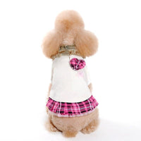 Dogo Pet Fashions Dresses XS Chelsea Pink Plaid Dog Dress - Only Available in Size XS