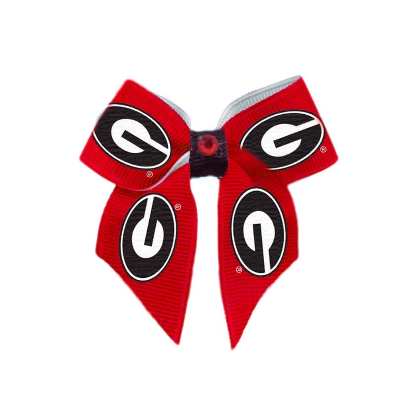 All Star Dogs Hair Bows GA Bulldogs Dog Hair Bow