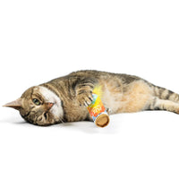 Huxley & Kent Cat Toys Fuzzy Soft Seltzer Rainbow Pride Cat Toy