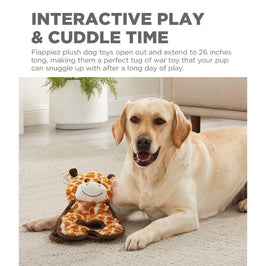 Outward Hound dog toys Cuddle Tugs Giraffe Plush Dog Toy