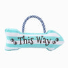 Hugsmart Products Inc dog toys Beach Daze Rope Sign Plush Dog Toy